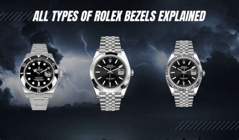 silver rolex chain|types of rolex bezels.